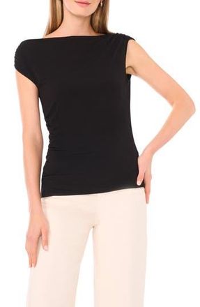 Halogen Cowl Neck Sleeveless Top in Rich Black at Nordstrom Rack, Size X-Small