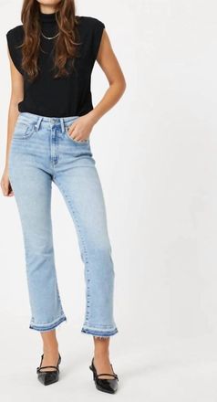 Mavi Anika Flex Crop Jeans In Light Flex Blue