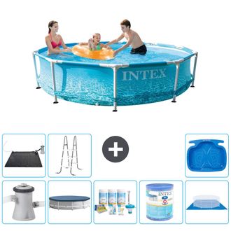 Intex Piscina Con Estructura Redonda - 305x76 Cm - 8-piezas S41357