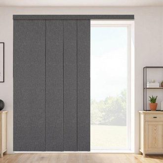 OEM Persianas De Panel Extensibles Ancho De 116-218 Cm Paneles Recortables Alto De 243 Cm Opacas Verticales Para Puerta Corredera, Puerta De Patio, Separa