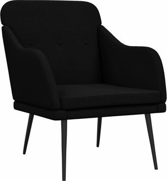 vidaXL Sill&oacute;n De Tela Negro 63x76x80 Cm Vidaxl