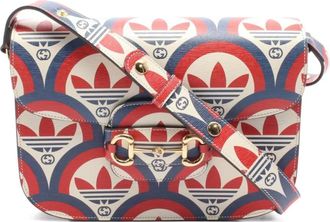 Gucci x adidas Borsa a spalla Horsebit 1955 anni 2010 - Rosso