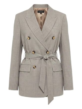 Rag & Bone double-breasted belted jacket - Neutrals