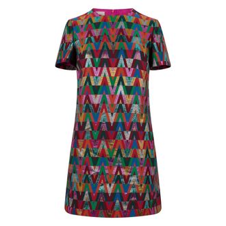 Valentino Garavani Dames, Jurken, Veelkleurig, Maat: 2XS Zijde