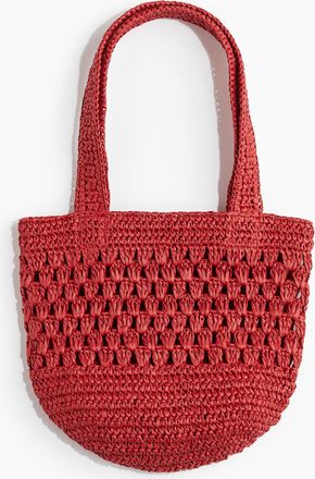 H&M Tote Bag aus Stroh - Red