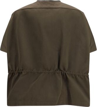 Rick Owens Womens Brown Polyester Shell Jacket Clothing