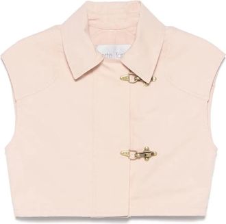 Forte_Forte Gilet in popeline - Rosa