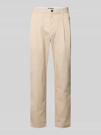 Mc Neal Tapered Fit Hose mit Ges&auml;&szlig;taschen in Beige, Gr&ouml;&szlig;e XS