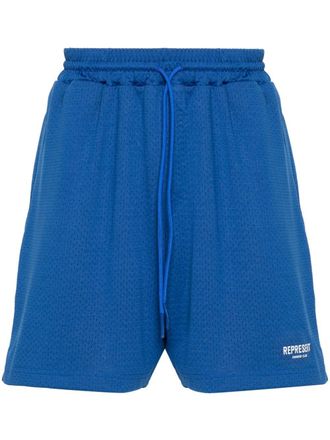 Represent Bermuda con stampa - Blu