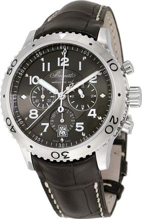 Breguet Pre-Owned Breguet Transatlantique Type XXI Flyback Automatic Mens Watch 3810ST929ZU