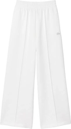 Lacoste Broeken, Dames, Wit, S, Wijde broek
