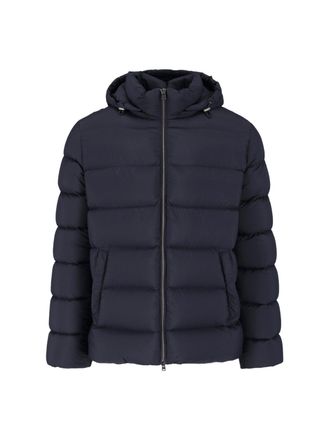 Herno Black Il Bomber Technical Down Jacket