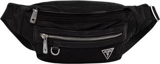 Guess Berlin Belt Bag - Heren - Heuptassen - Zwart - ONE Size - Polyester - Tassen