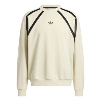 adidas Basketball Graphic Crewneck Sweatshirt White Black IR6384
