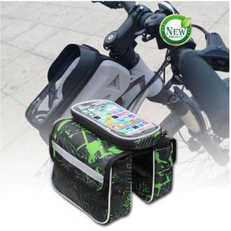 Trade Shop Trade Shop - Bolsa De Bicicleta Por Tel&eacute;fono Con Bicicleta Delantera De La Pantalla T&aacute;ctil Zx-9426