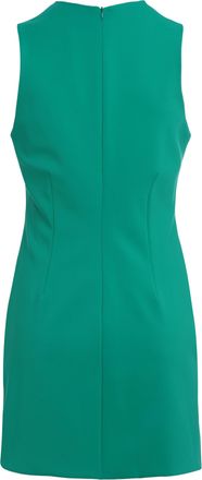Mother of All Womens Mini Dress With Cut Out Details Green Polyamide