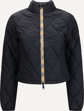 Burberry Bramford quilted nylon Jacket with Check tape Female S