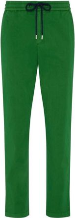 Vilebrequin Paulo Broeken - Heren - Slim Fit Broeken - Groen - XL - Katoen - Broeken