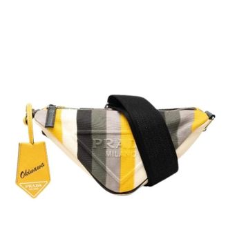 Prada Pre-owned Vintage Crossbody Bag - Dames - Pre-owned - Geel - Maat: ONE Size