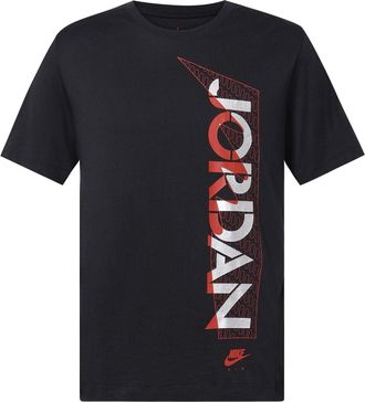 Nike Jordan Air Jordan Brand Ss Tee Black Reflective Logo Printing Short Sleeve CU1684-010