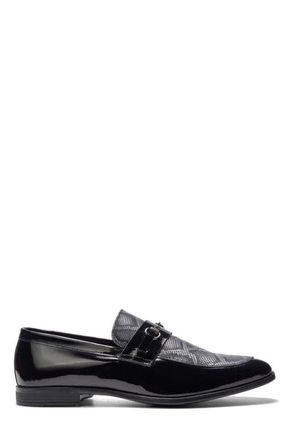 Carlos By Carlos Santana Maestro Bit Loafer in Black Python Print at Nordstrom, Size 10.5