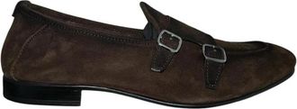 Fabi Camoscione Vintage Denim - Heren - Nette schoenen - Bruin - 44 EU - Denim - Schoenen