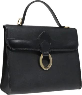 Dior Pre-owned Handbags, female, Black, Size: ONE SIZE Pre-owned Trotter Canvas Hand Bag