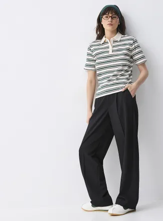 Twik Womens Solid straight dress pant