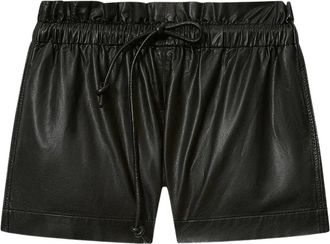 Isabel Marant Shorts Naline con ruches - Nero