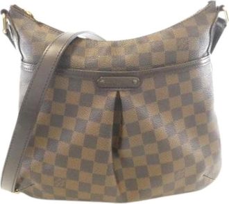 Louis Vuitton Pre-owned Cross Body Bags, female, Brown, Size: ONE SIZE Pre-owned Bloomsbury Damier Shoulder Bag