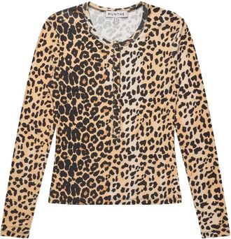 Munthe Ushi Shirt - Dames - Longsleeves - Veelkleurig - M - Tops