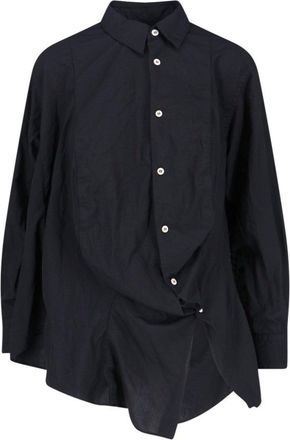 Comme Des Garçons Asymmetric Shirt - Black