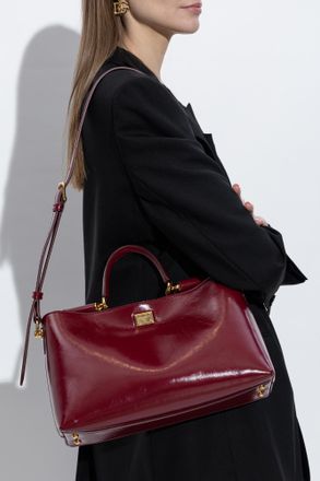 Dolce & Gabbana Vittoria Handheld Bag, Womens, Burgundy