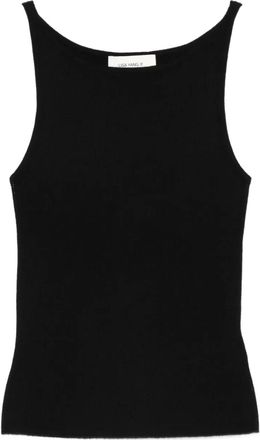 Lisa Yang Top smanicato Lynette - Nero