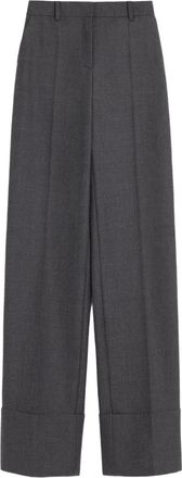 Valentino Straight-cut Pants In Virgin Wool