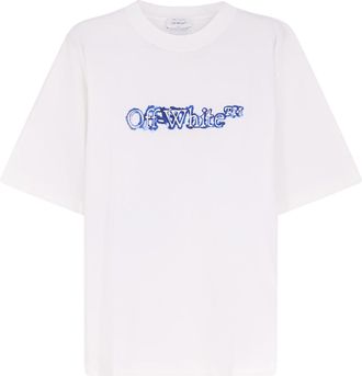 Off-white Cloudy Arrow Skate Cotton T-Shirt-Uomo