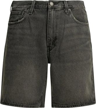 Levi's 468 Loose Shorts - Heren - Denim shorts - Zwart - W30 - Denim - Korte Broeken