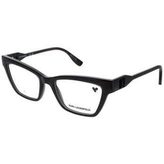Karl Lagerfeld Ladies Grey Rectangular Eyeglass Frames Kl-Kl6135-015-53