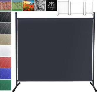Quick Star Paravent Outdoor Wetterfest 180 X 78 Cm Rotorange Raumteiler Stellwand Innen Garten & Balkon Sichtschutz Blickdicht