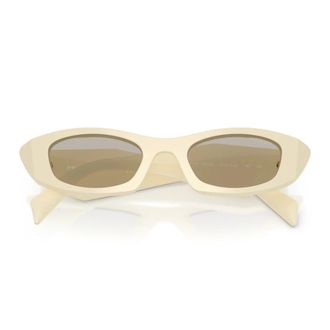 Prada Prb16S Sunglasses - unisex - Prada - Sunglasses - Beige - 50 MM - Accessories