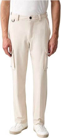 Guess Pantaloni Cargo in Nylon - - Trousers - Uomo - Beige - W36 L30