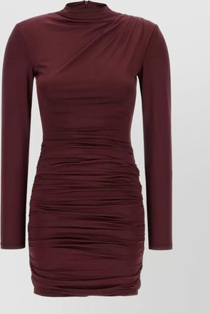 Rotate draped mini dress