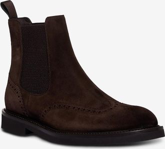 BARRETT Chelsea Boots aus Wildleder mit Stanzungen