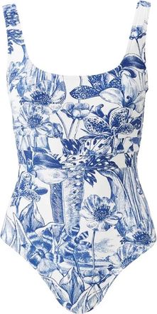 Melissa Odabash One-piece - Dames - Badpakken - Blauw - L - Badmode