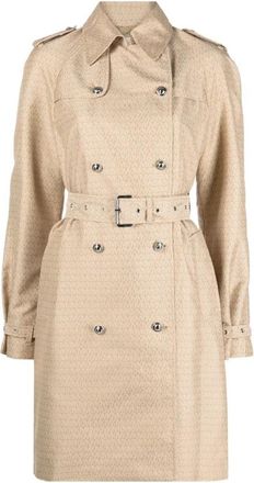 Michael Kors Eco Trench Regenjas - Dames - Trenchcoats - Bruin - S - Polyester - Jassen