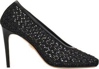 Ferragamo Womens 90Mm Macram&eacute; Pumps