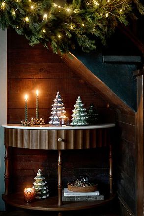 Anthropologie Thorne Marble Top Console Table