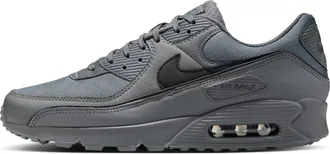 Nike Mens Air Max 90 Premium Shoes with Reflective Accents in Grey | HV4517-003
