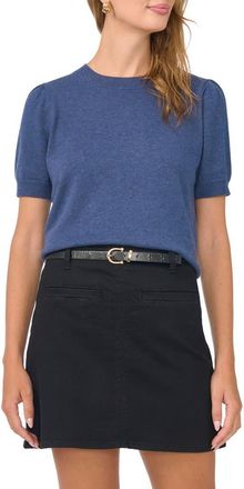 Vince Camuto Puff Sleeve Sweater in Blueberry Smoke at Nordstrom, Size Xx-Large