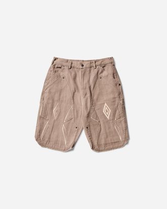 Umbro Shinguard Canvas Shorts Greige